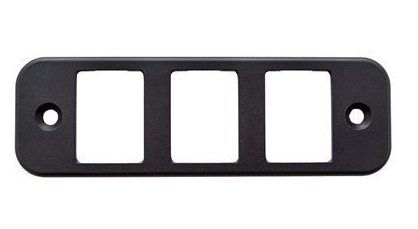 Panel Switch Insert (Defender) Aluminium Black