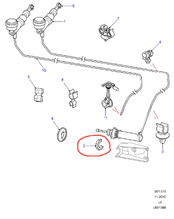 Clip Clutch Slave Cylinder Retainer