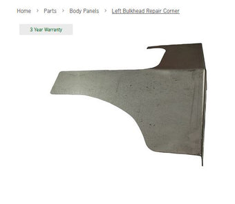 compare product Bulkhead Repair Left Corner