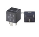 Relay 4 Pin 40A Black (White Stripe)