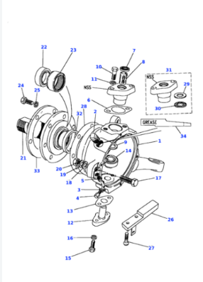 Swivel Pin R/R Abs [KIT]