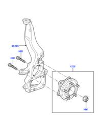Hub & Bearing Assy Discovery 3/4 Front