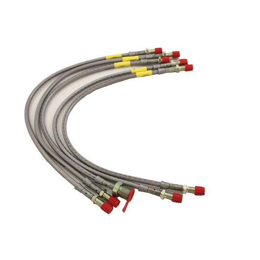 Brake Hose + 50 Mm - Stainless Steel Braided
